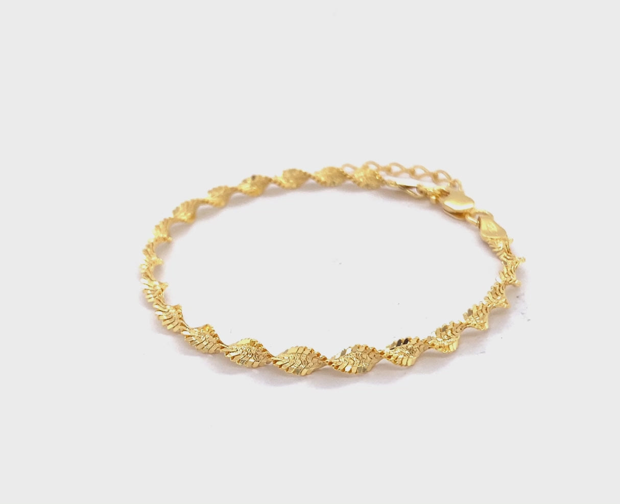 The Helix Bracelet | Italian Silver